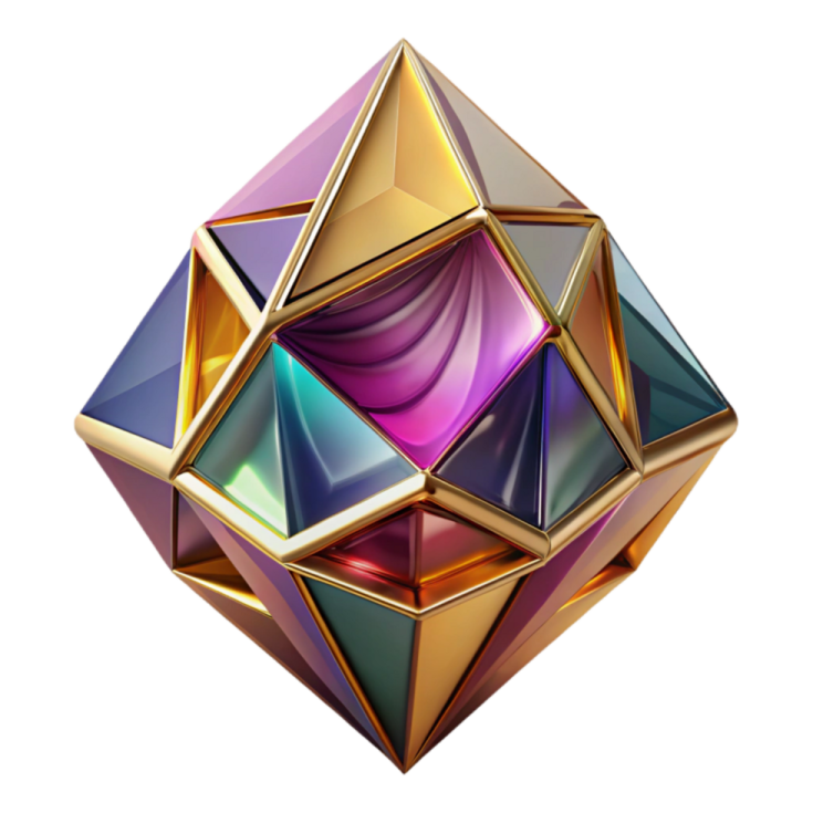 an image of a colorful cube