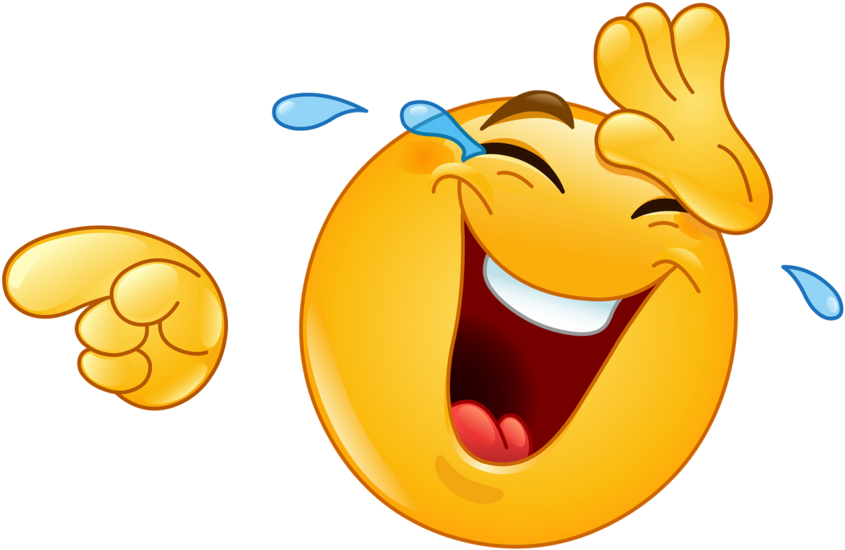 a smiley face with its mouth open and tongue out