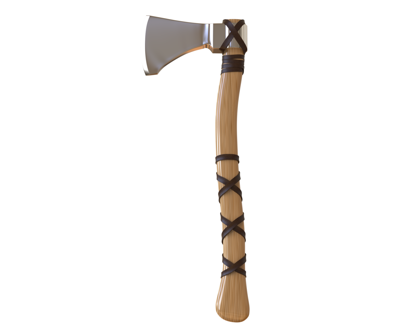 an axe on a white background