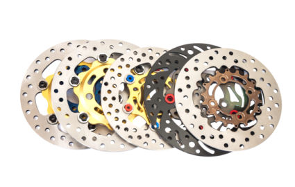 a set of brake discs and rotors