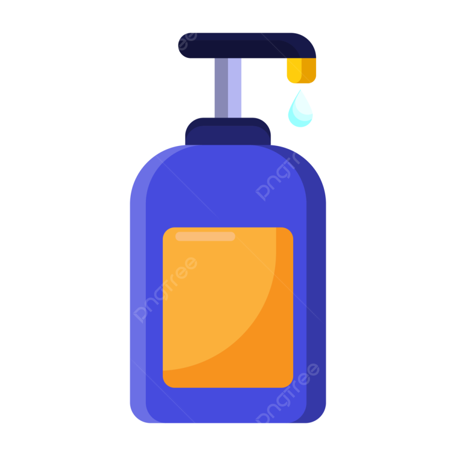 a bottle of liquid on a white background