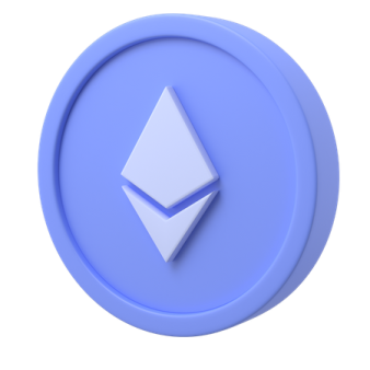 the ether logo on a white background