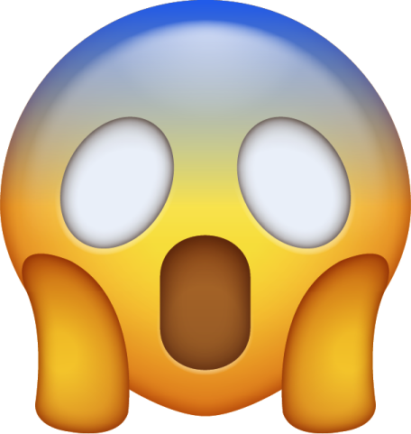 a yellow and blue skull with two eyes