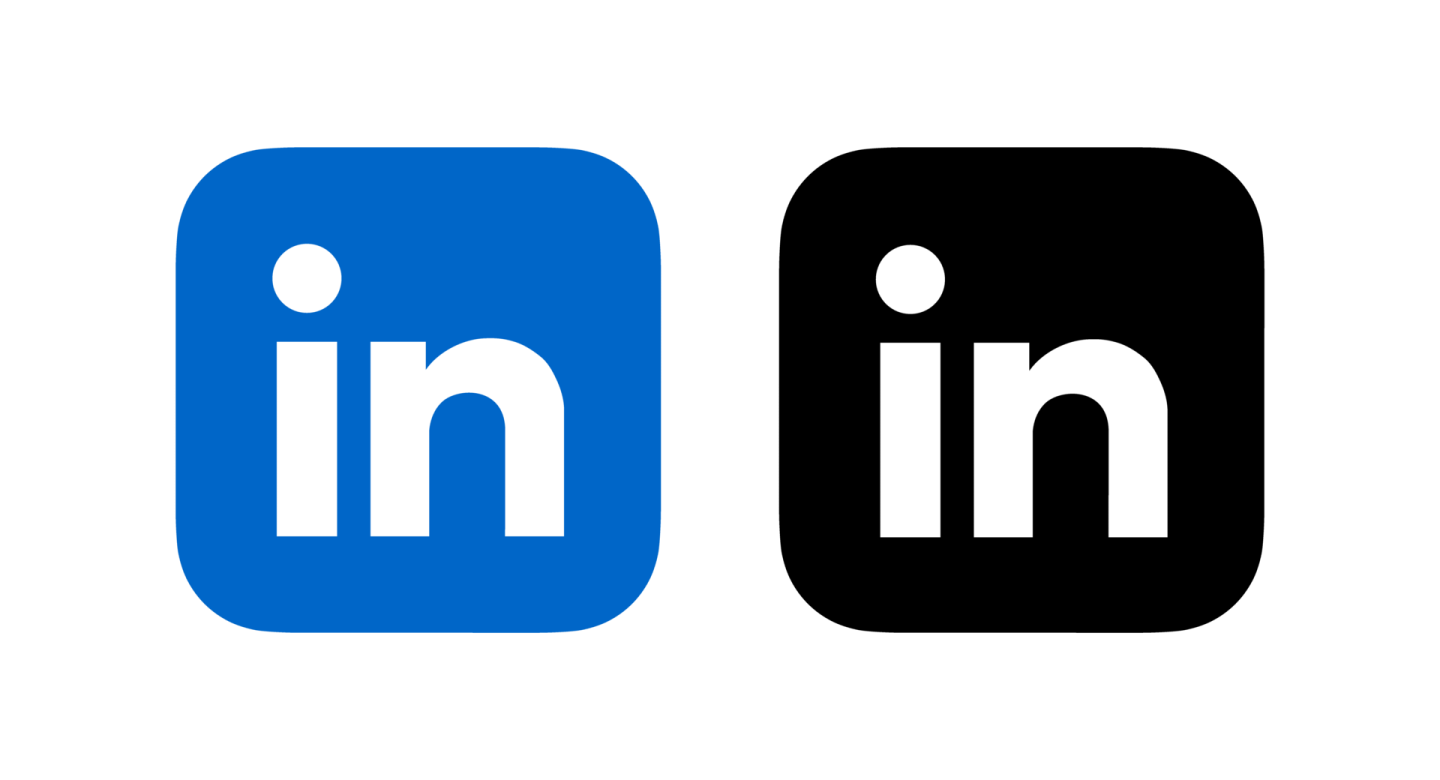 the linked logo and linked icon