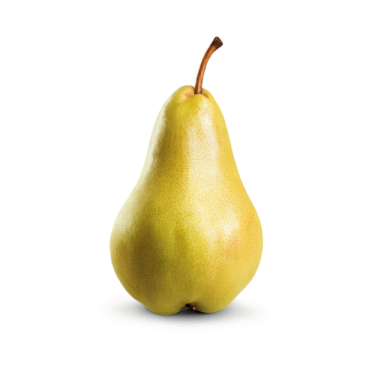 a pear on a white background