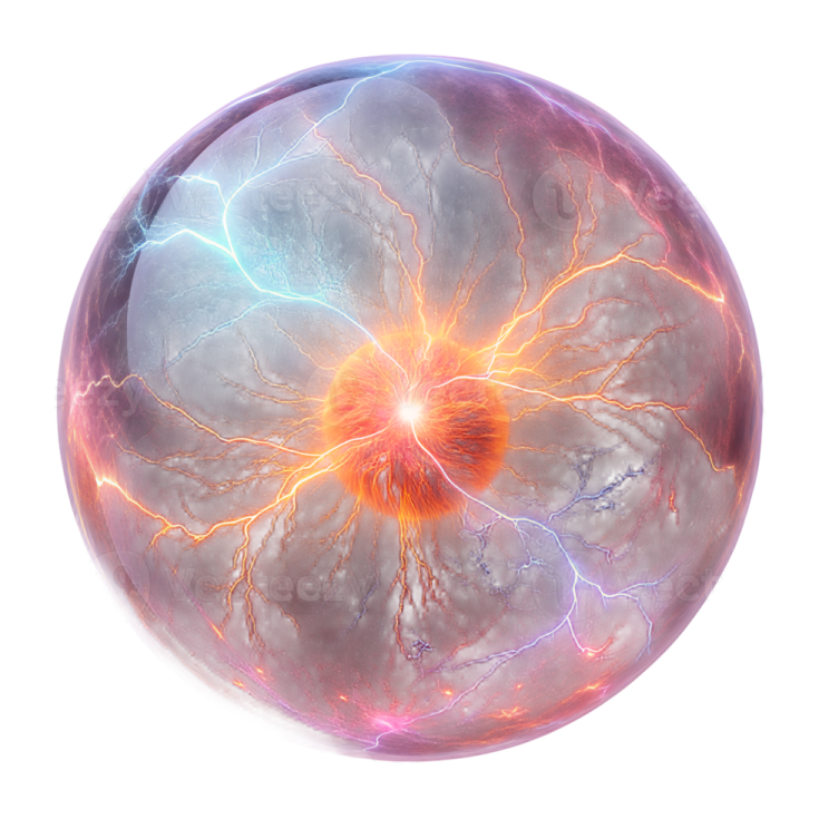 an image of a plasma ball