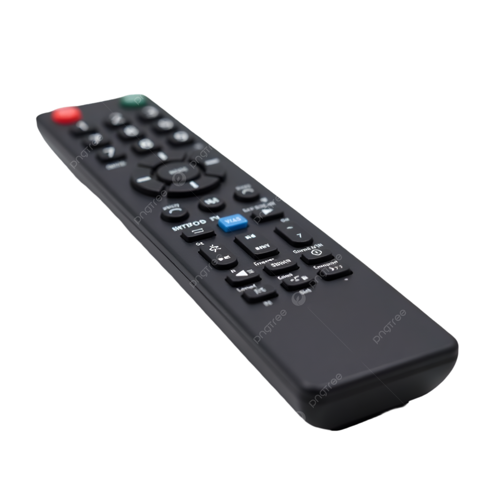 a remote control on a white background stock photo