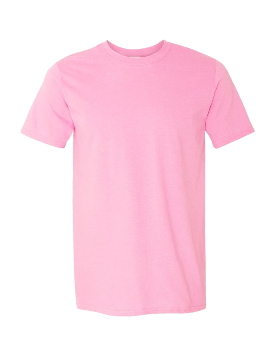 a pink t - shirt on a white background