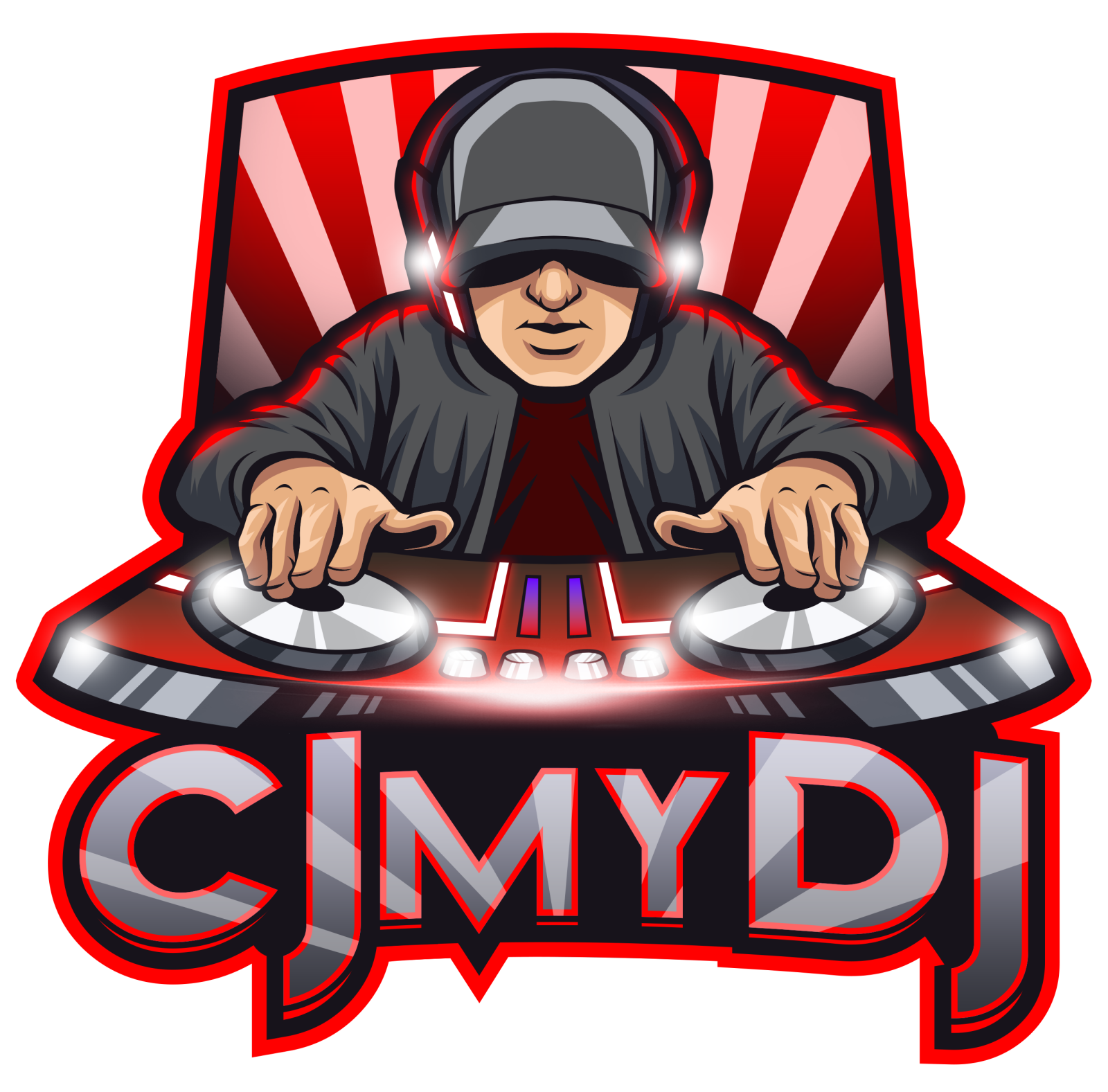 the logo for a dj