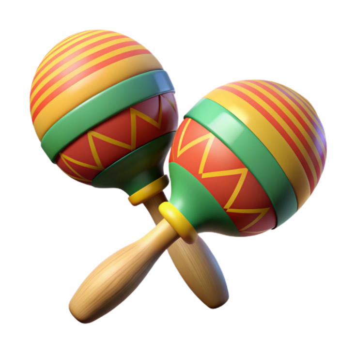 a pair of maraos on a white background