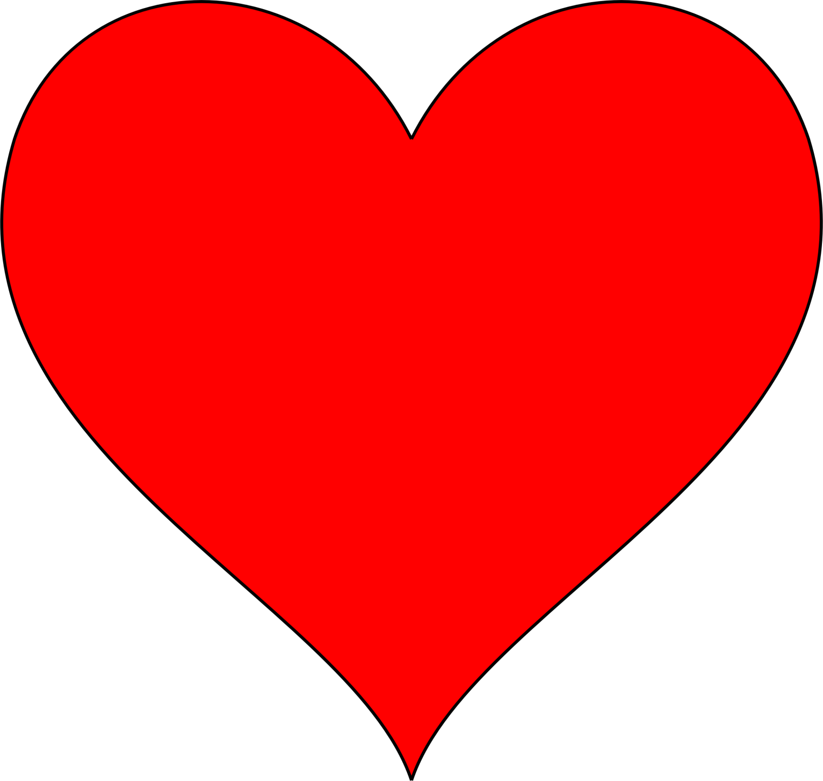 a red heart