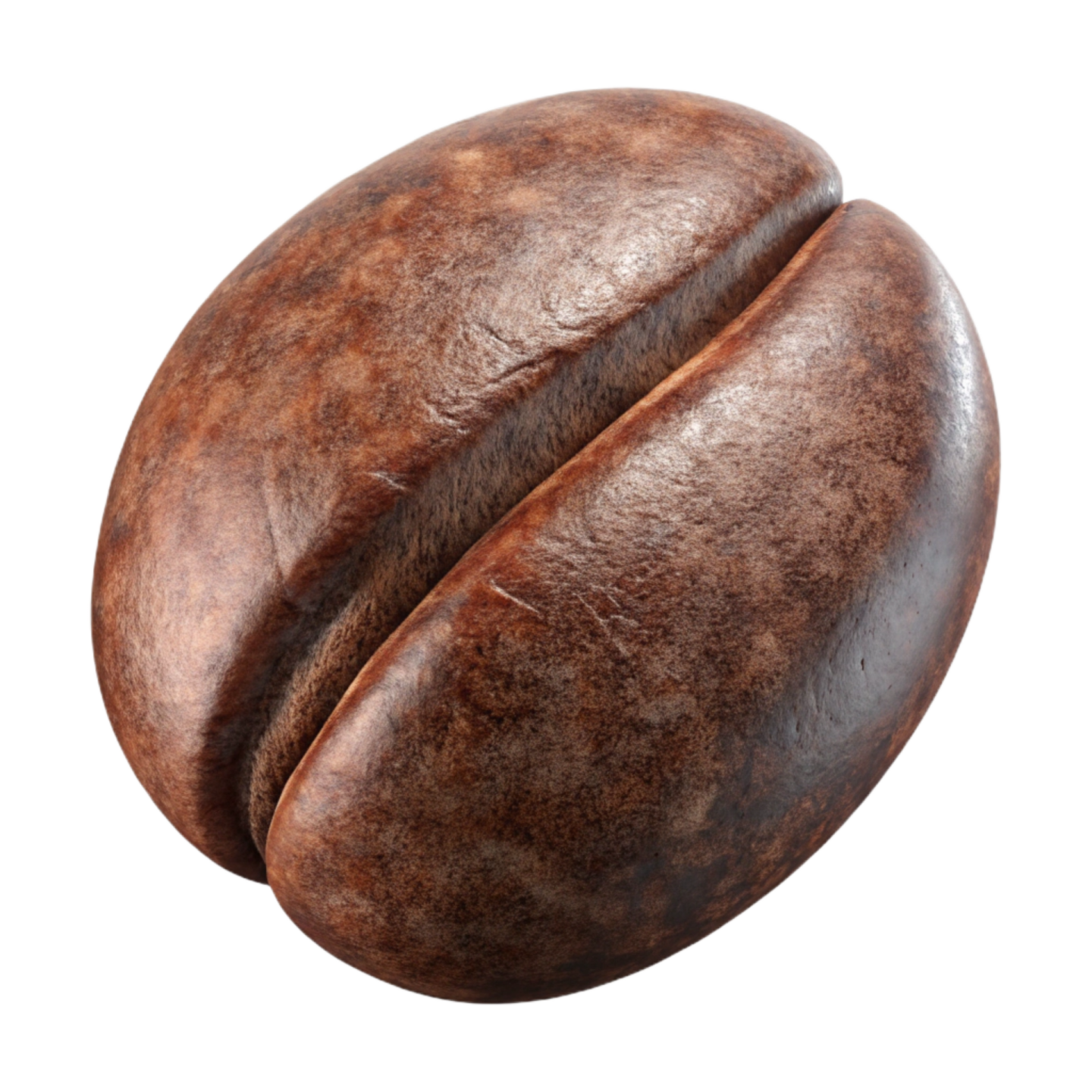 a coffee bean on a white background
