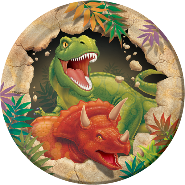 a picture of a dinosaur and a red dinosaur