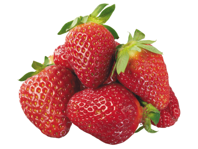 a bunch of strawberries