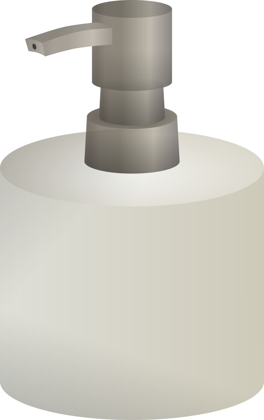a soap dispenser on a white background