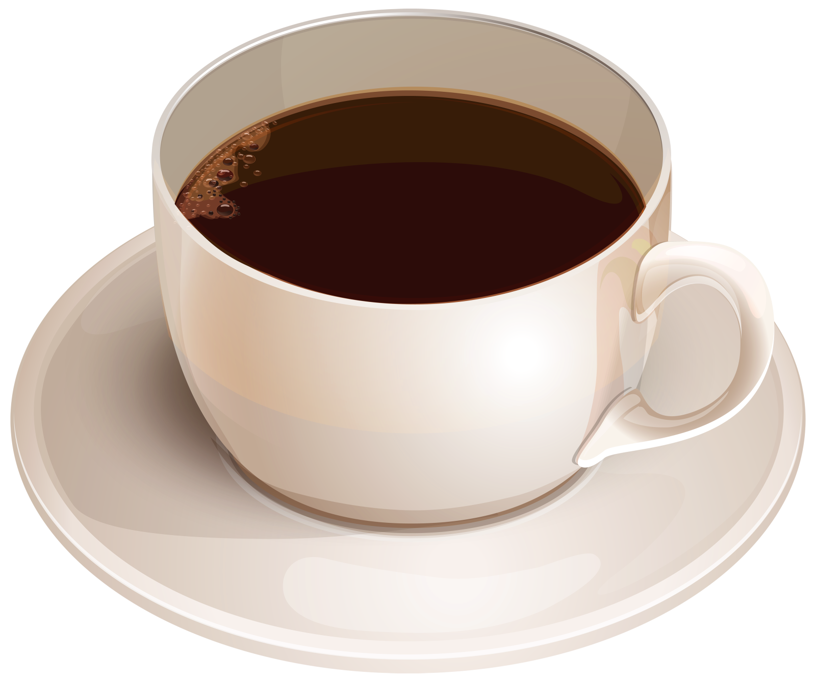 a cup of coffee on a saucer