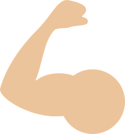 a man's arm showing his muscles