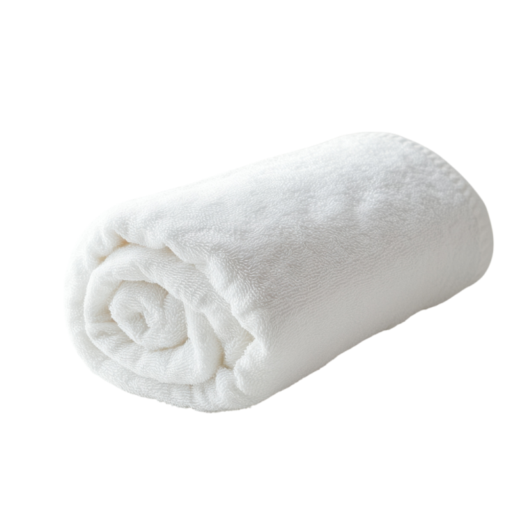 an image of a white towel