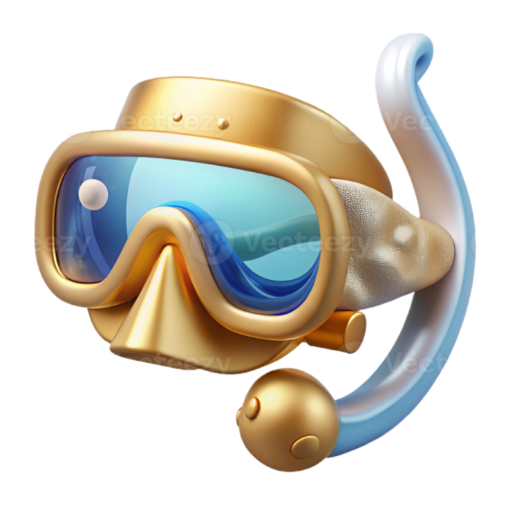 an image of a diving mask and goggles