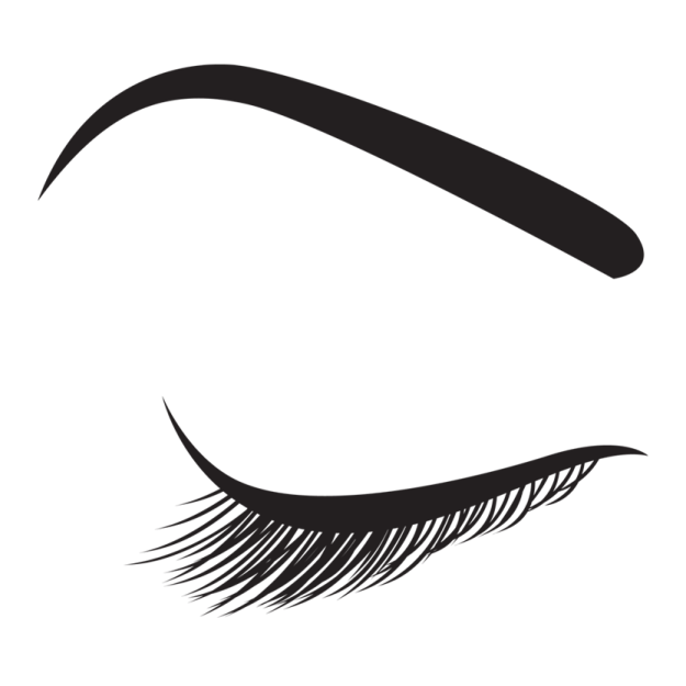 a black and white image of an eye
