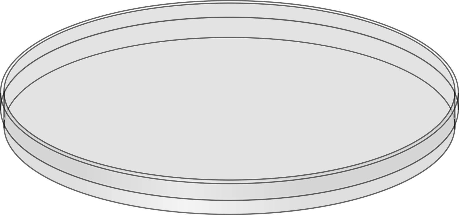 a round metal tray with an open lid