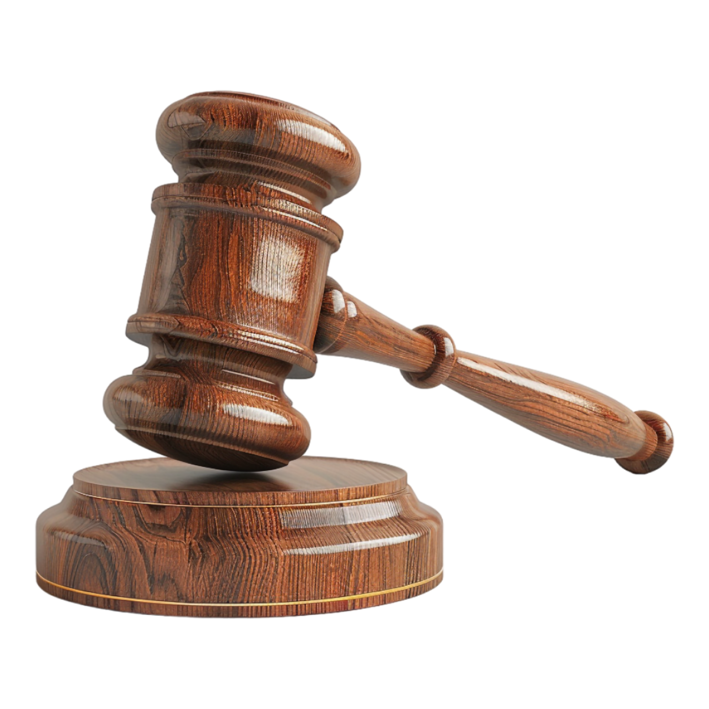 a wooden gaven on a white background