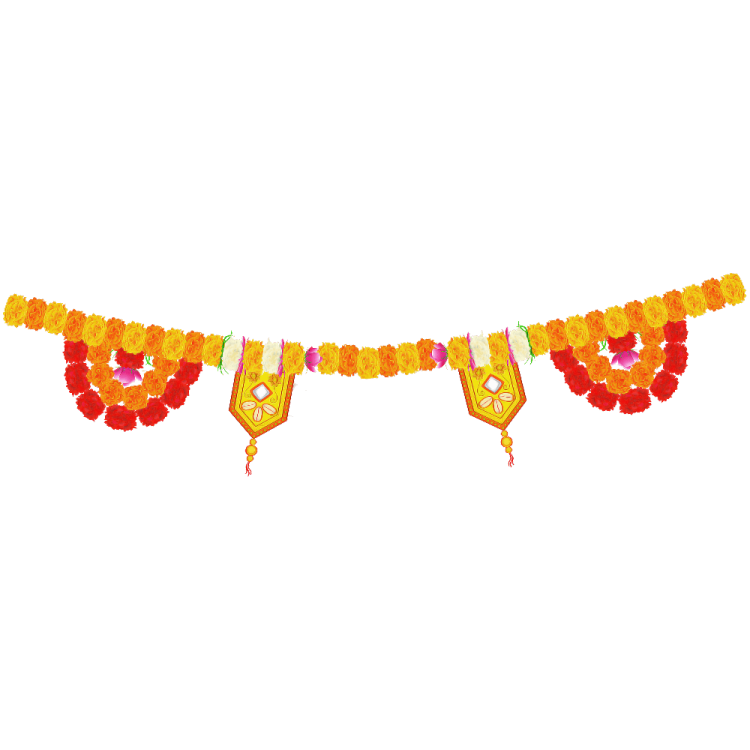a bunch of fruit hanging on a string
