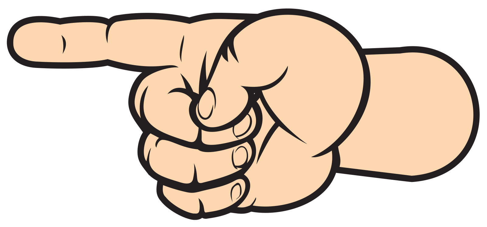 a hand pointing at the viewer