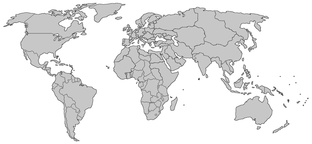 a map of the world