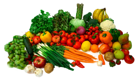 a pile of fruits and vegetables