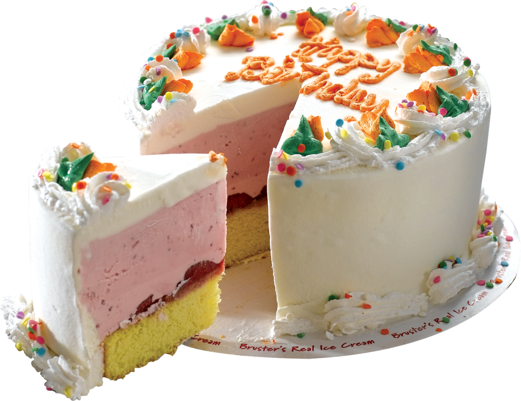 a cake with a slice missing from it