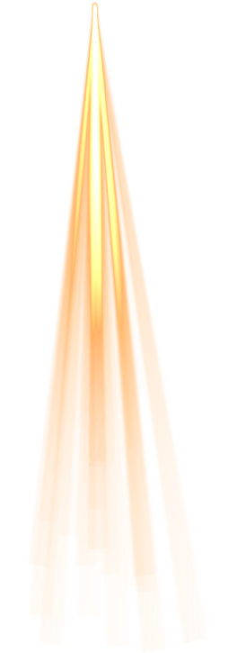 a light beam on a white background