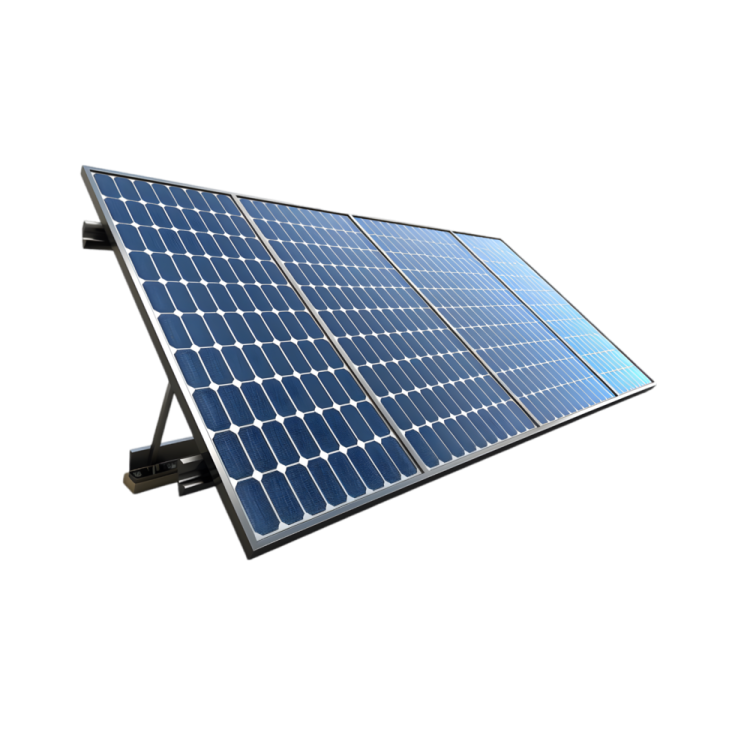 a solar panel on a white background