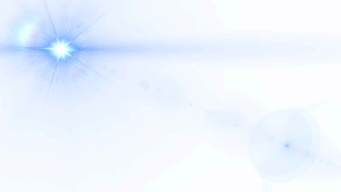 a white background with blue and green lights