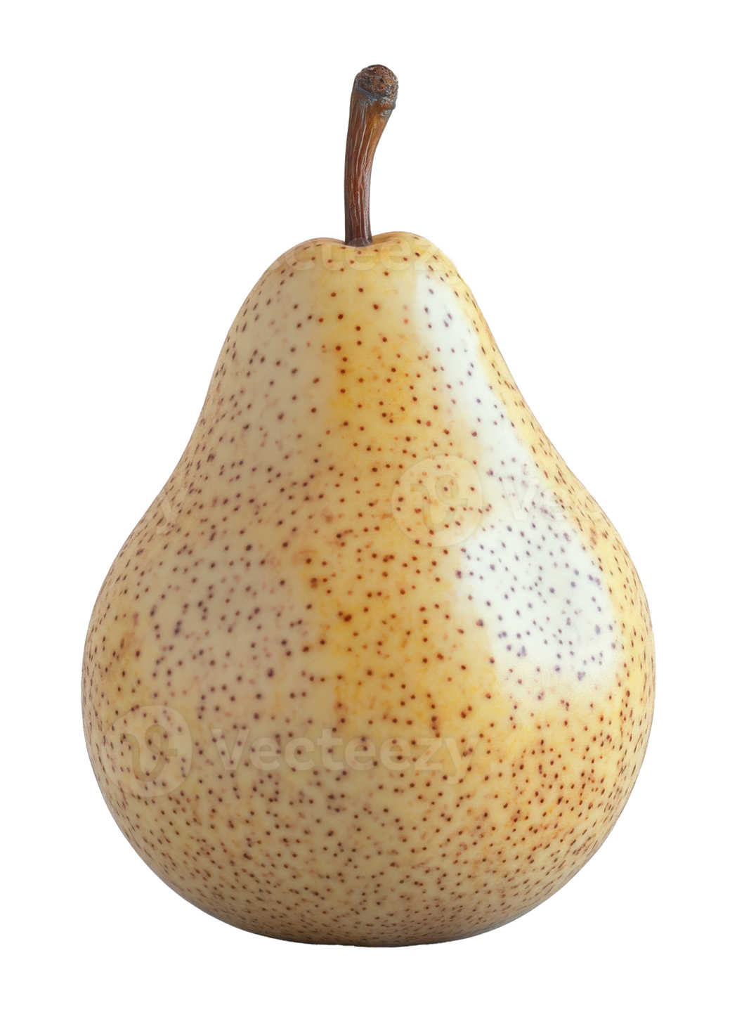 a pear on a white background
