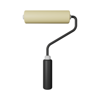a black and white lamp on a white background