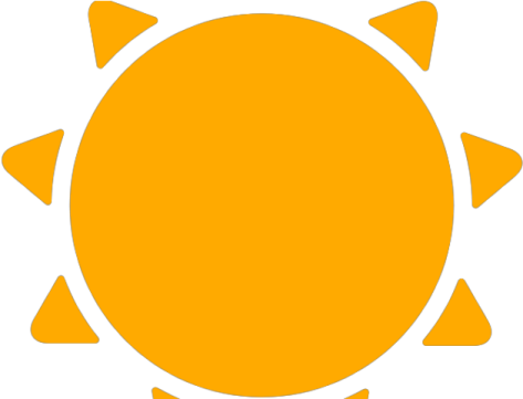 an orange sun icon