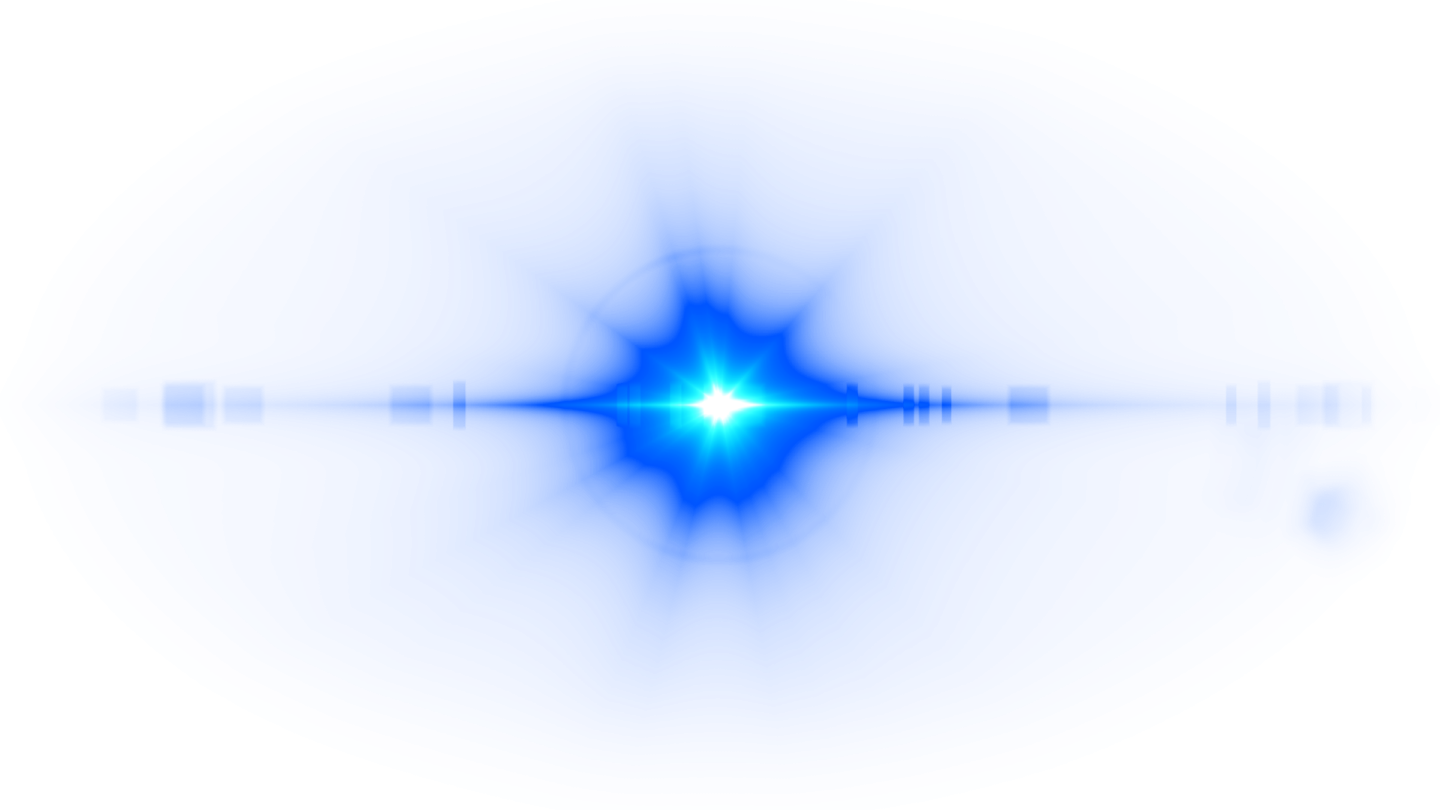 a blue star in the middle of a white background