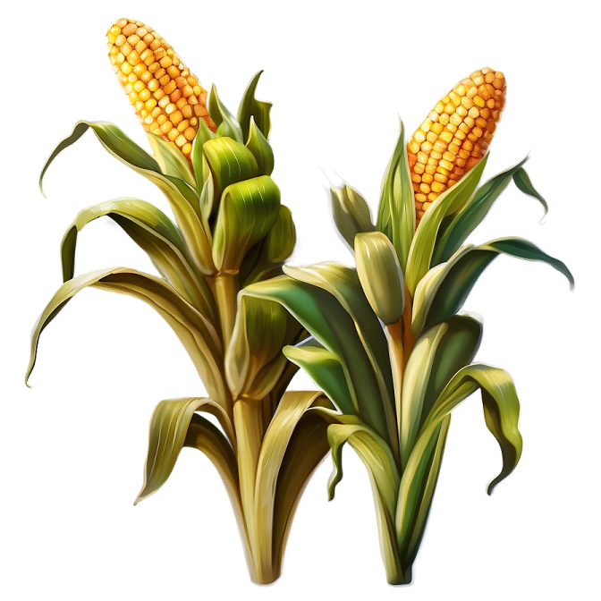two ears of corn