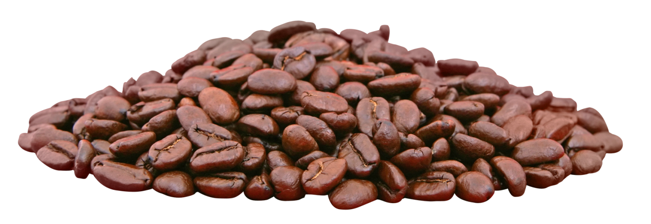 a pile of coffee beans