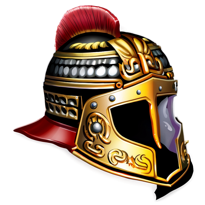 a helmet with a red mohawk on it