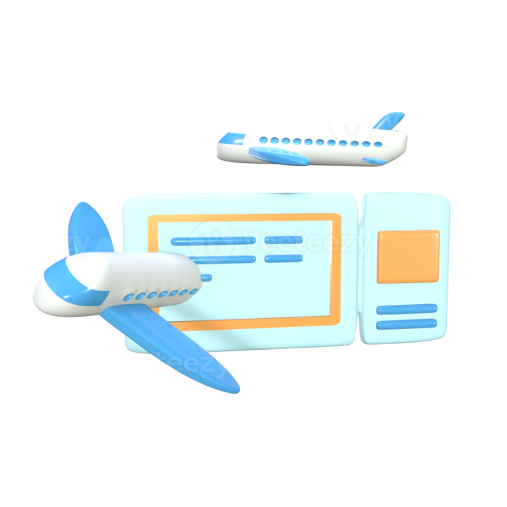 an airplane is flying over a credit card