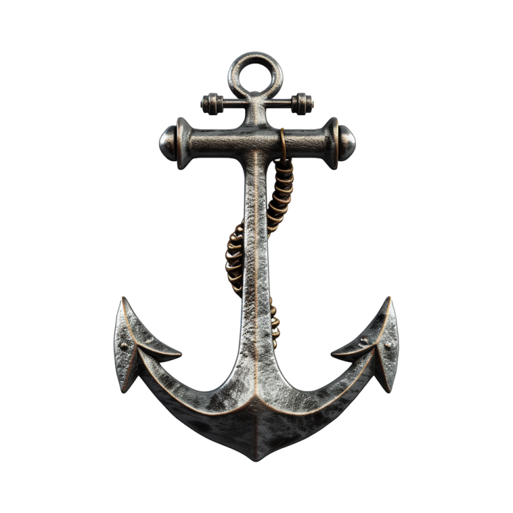 an anchor on a white background
