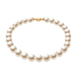 a cultured pearl necklace