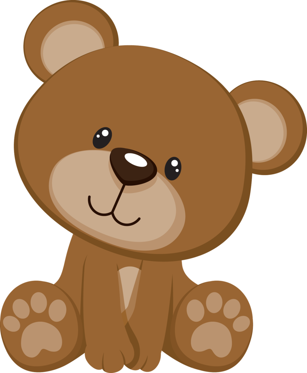 a brown teddy bear sitting on the ground