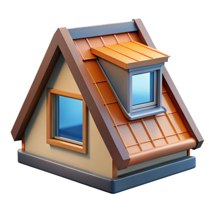 an image of a house with a roof