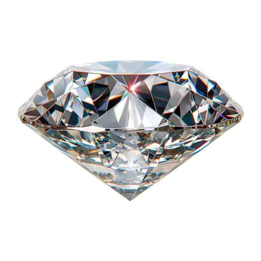 a diamond on a white background