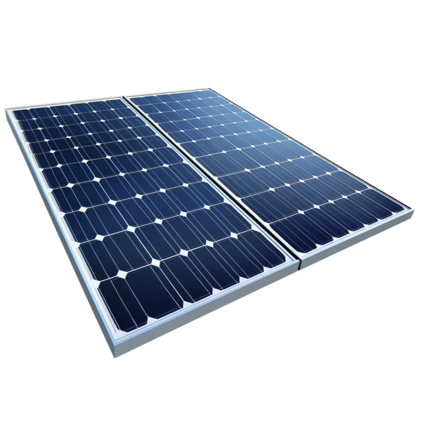 a solar panel on a white background