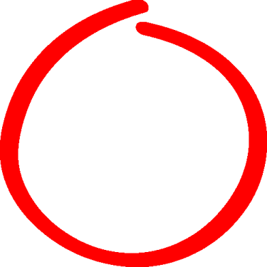 a black and white circle on a white background