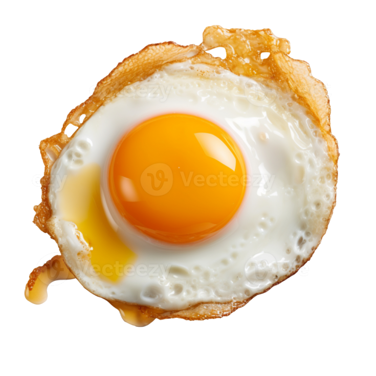 a fried egg on top of toasted bread